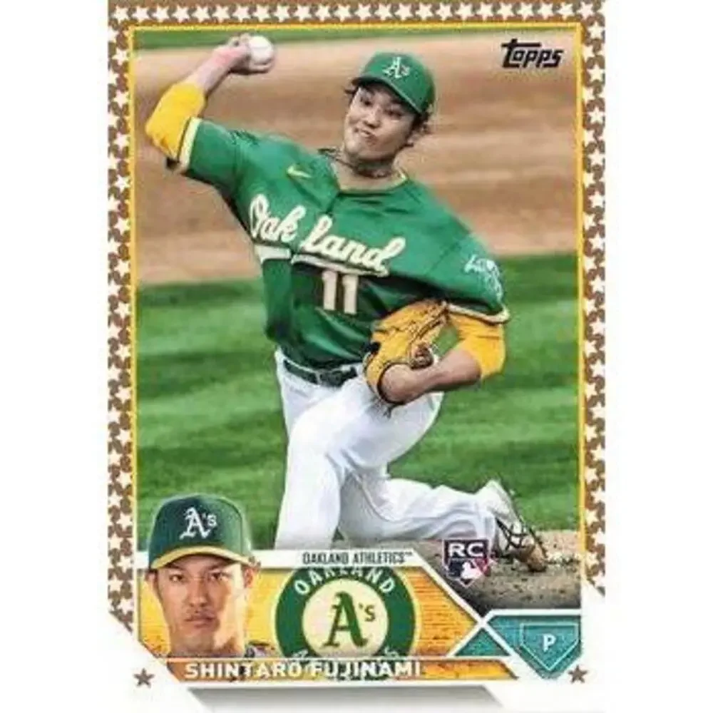 2023 Topps Gold Star Gold Star Shintaro Fujinami RC #561 Oakland Athletics